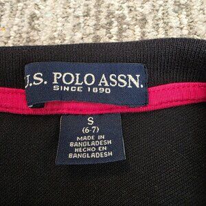 U.S. Polo Assn. Kids Navy Blue w/ Red Trim Polo